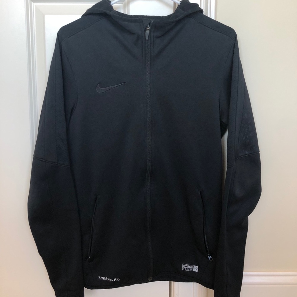 Black Nike Soccer Zip-up